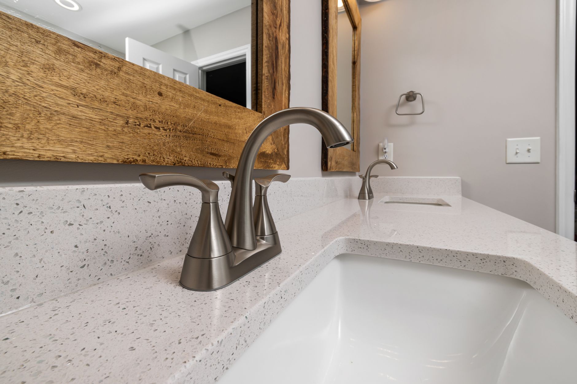 A new bathroom faucet